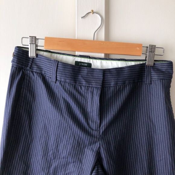 BOGO50% J Crew Perfect Fit Pinstripe Trouser - Picture 3 of 5